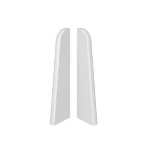 Zaślepka do listew Espumo 101 biała Komplet prawa/lewa